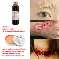PillyBalla coagulated blood for crusted wound effects