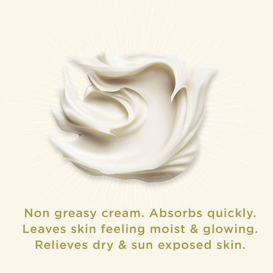 Pilotfish After Sun Body Butter spread demonstrates quick, non-greasy absorption on skin.