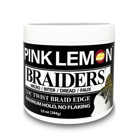 PINK LEMON Braiding Gel bottle pour for easy application and strong hold