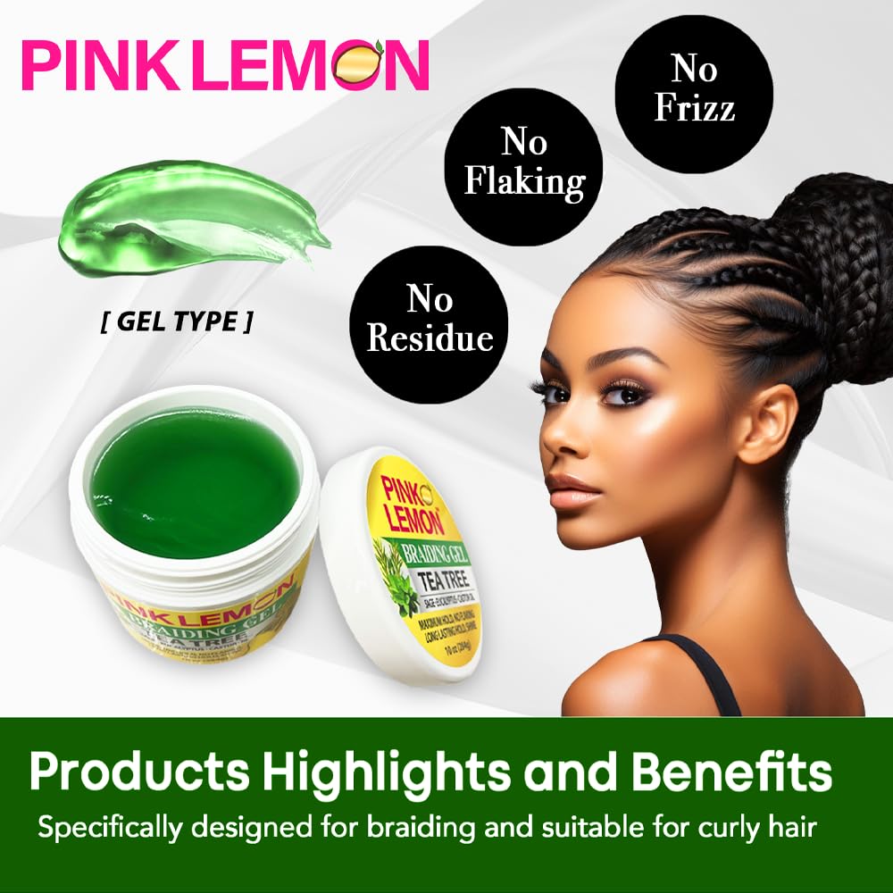 PINK LEMON Braiding Gel adds fast-drying performance to styling routine