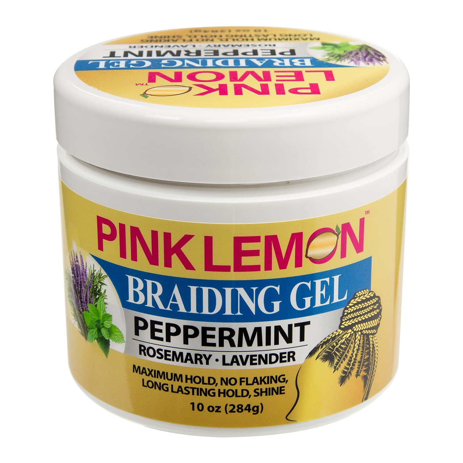 Fast-drying formula of Pink Lemon Peppermint gel for efficient styling