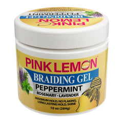 Fast-drying formula of Pink Lemon Peppermint gel for efficient styling