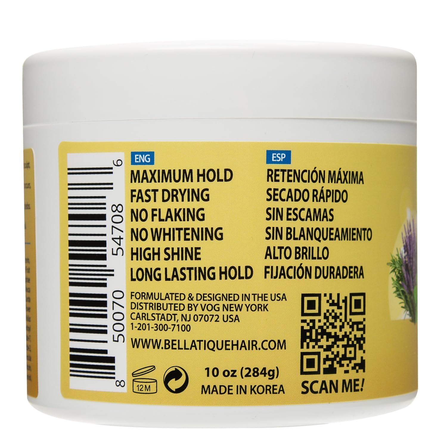 Minty scent and strong hold of Pink Lemon Peppermint gel in use