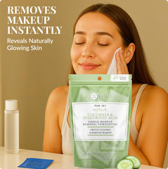 Pink Sky gym bag wipes for quick post-workout refresh.