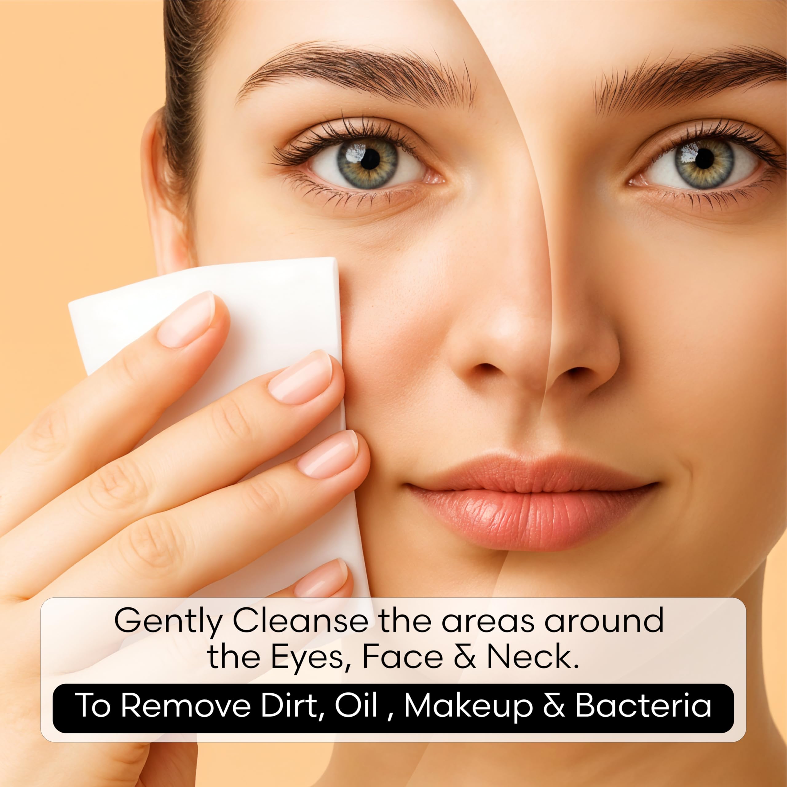 Pink Sky wipe texture close-up highlighting soft cleansing surface