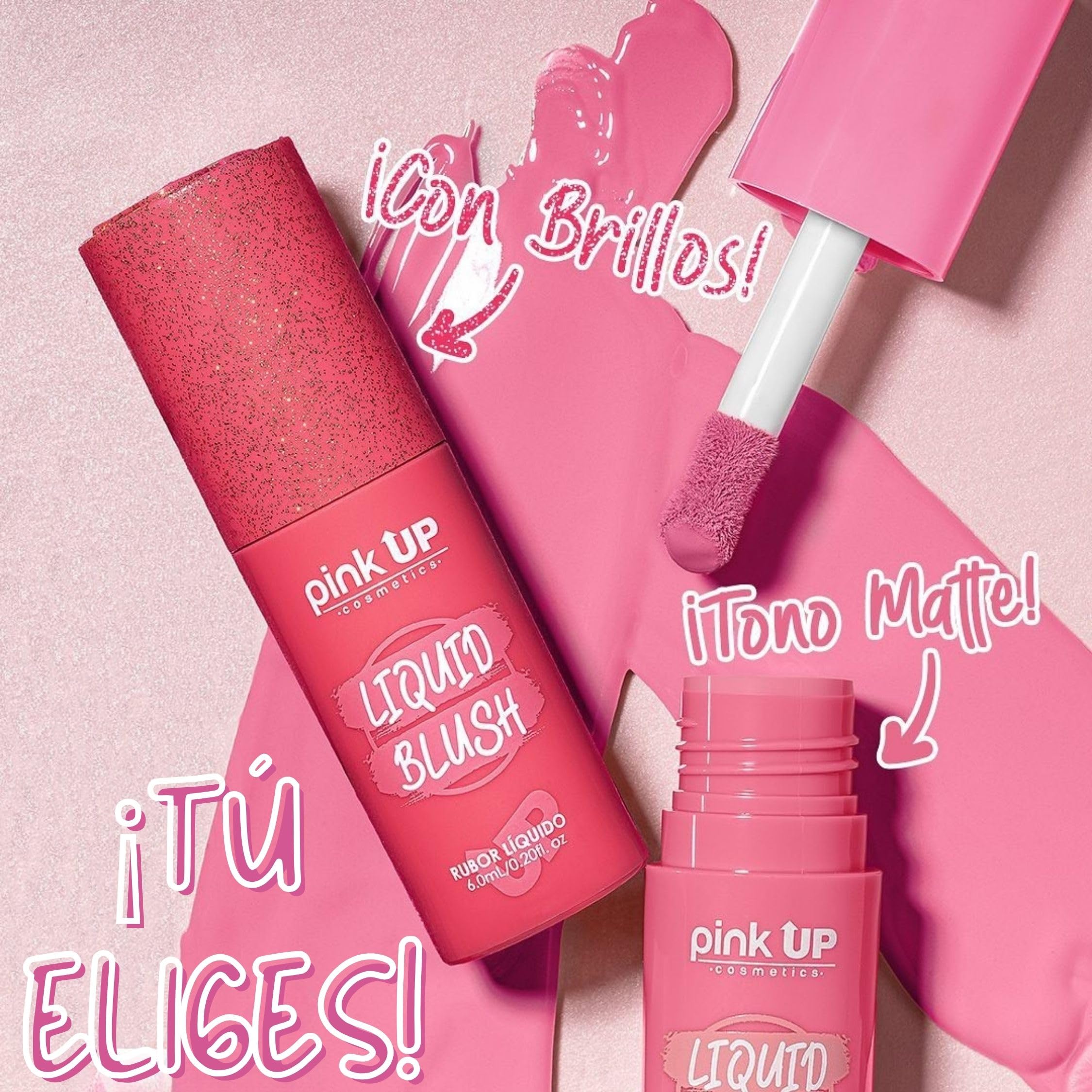 Pink Up Sunrise on lips provides a cohesive long-wearing tint.