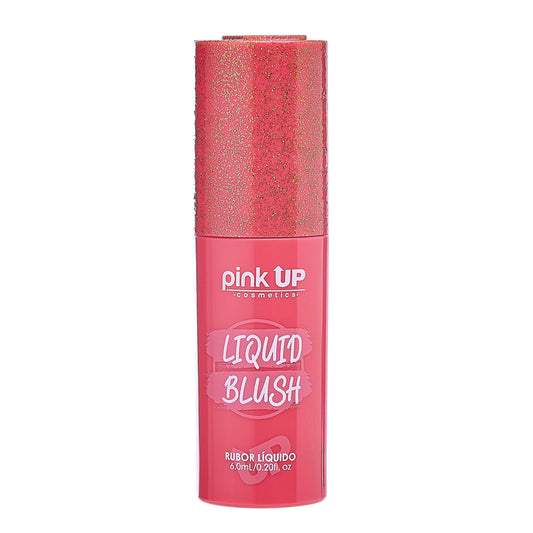 Pink Up Liquid Blush Sunrise bottle for easy portable application.