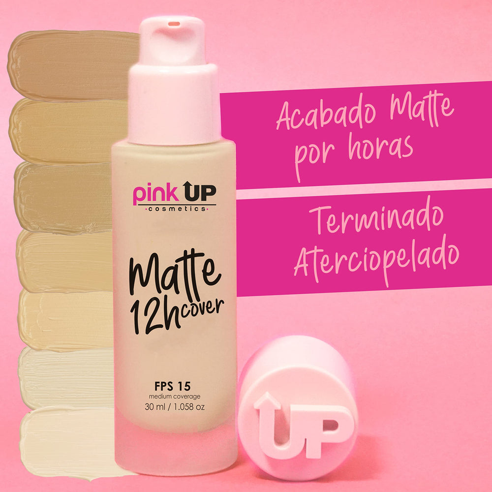 Soft velvet finish of Pink Up Matte Cover on skin