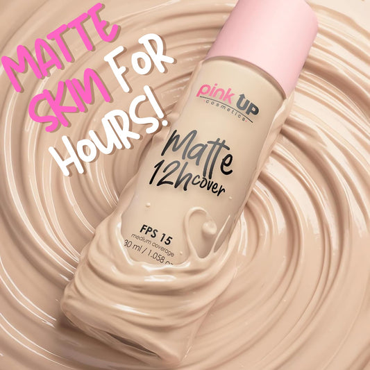 Swirl of Matte Cover texture showing lightweight blend for breathable wear