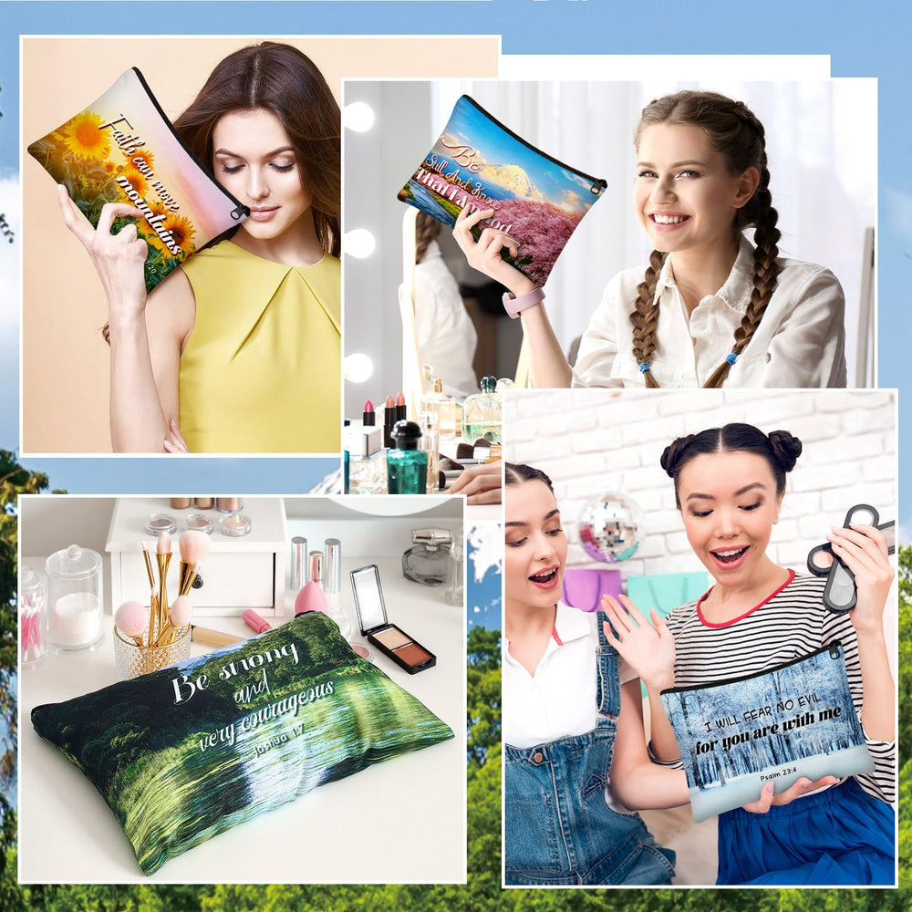 Pinkunn canvas pouch with positive message, ideal gift