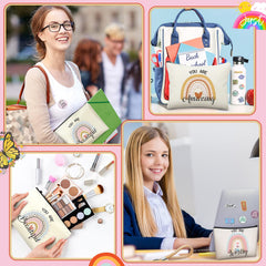 Pinkunn compact makeup bag dimensions 23x15x4 cm for travel