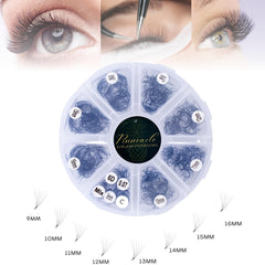 Pinneacle 0.07 thickness premade fans for clean, precise application.