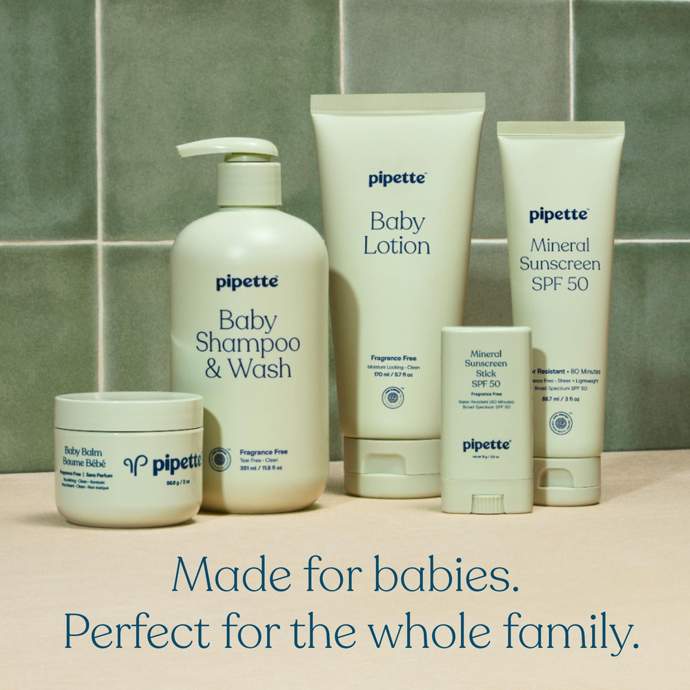 Pipette Eczema Lotion with colloidal oatmeal for itch relief