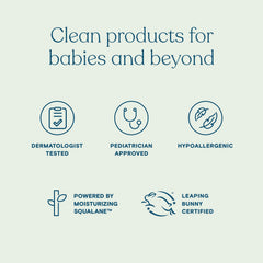 Pipette packaging emphasizes safety, trust, and family-friendly care.