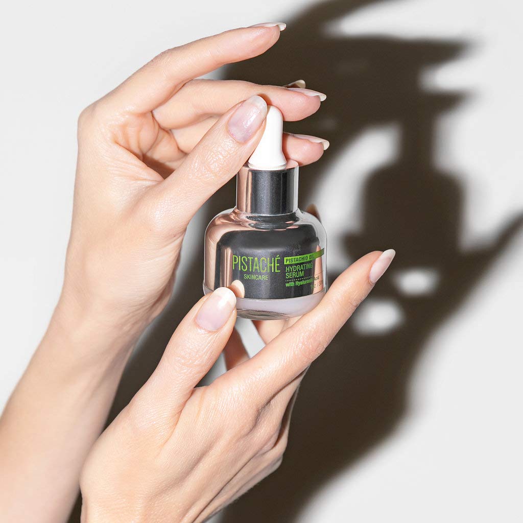 Pistache Skincare cruelty-free packaging with wind-energy printing