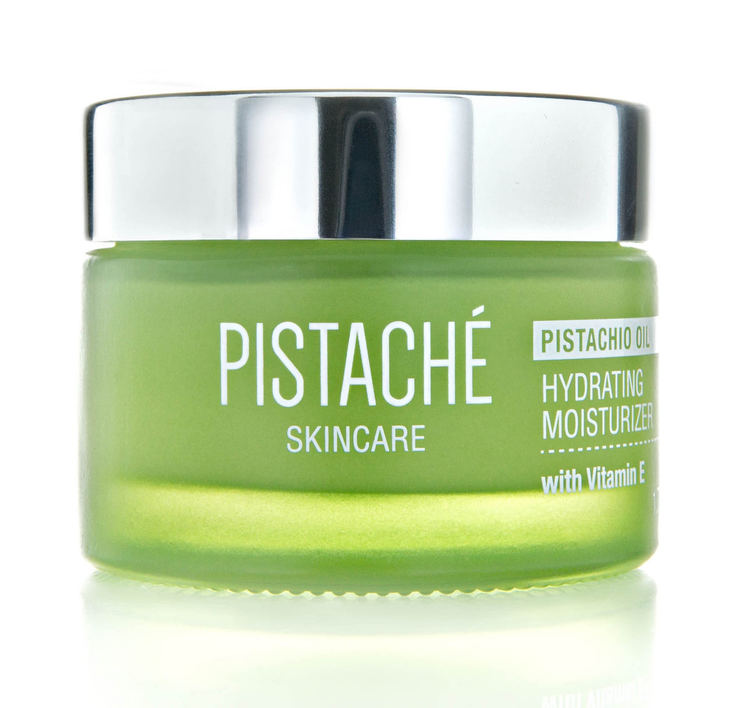Pistaché Skincare Pistachio Oil Face Moisturizer bottle for lightweight hydration.