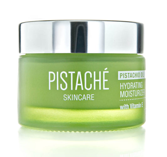 Pistaché Skincare Pistachio Oil Face Moisturizer bottle for lightweight hydration.