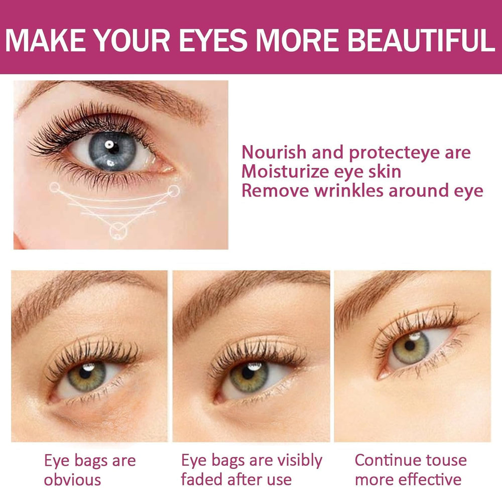 Piuregn Her+ Calcium Multi Balm applied near eyes for delicate-area care