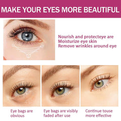 Piuregn Her+ Calcium Multi Balm applied near eyes for delicate-area care