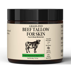 Pixellon Beef Tallow Honey Balm jar showcasing rich texture for deep hydration.