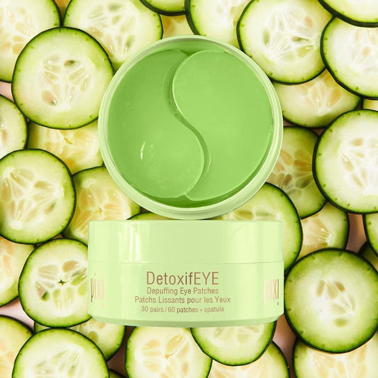 Pixi DetoxifEYE cucumber gel patch with cooling hydration for under-eye area