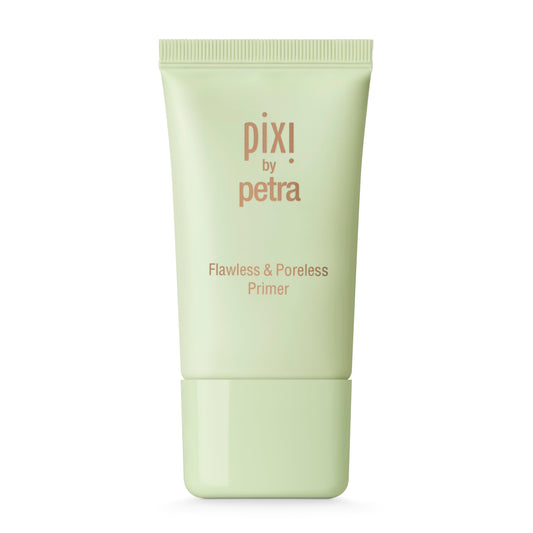 Pixi Flawless & Poreless Primer creates a seamless cashmere finish.