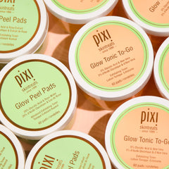 Pixi Glow Tonic to-Go travel case for on-the-go skincare routine.