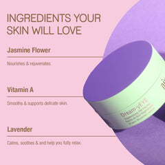 Pixi Night Dream-yEYE PM patches under-eye application supports moisture retention.