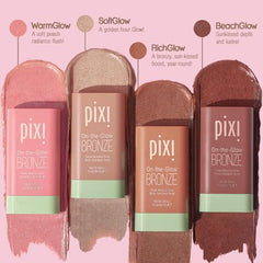 Pixi On-the-Glow vegan cruelty-free icons badge