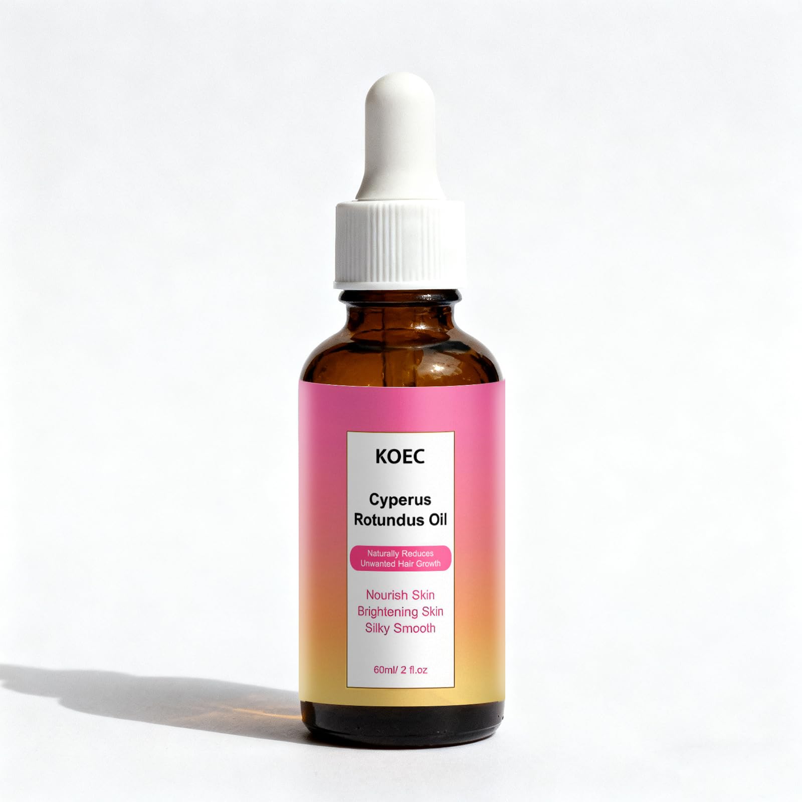 PKQLQ Organic Cyperus Rotundus Oil dropper pour, portable hair-inhibitor for body use.