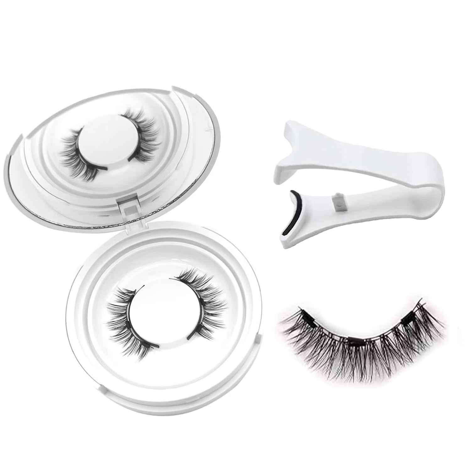 PKsiauya Ginani magnetic lashes with applicator for easy on-the-go lash application.