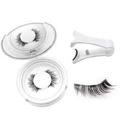 PKsiauya Hunnyfit magnetic lashes pack with applicator for quick, secure wear all day.