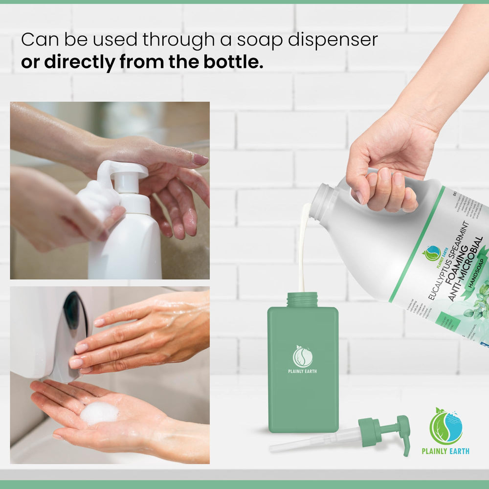 Plainly Earth foaming hand soap suitable for the whole family.