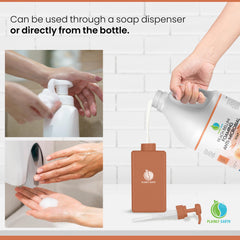Eco-friendly refill packaging by Plainly Earth reduces waste.