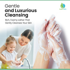 Plainly Earth hand soap delivers long-lasting freshness after each wash.