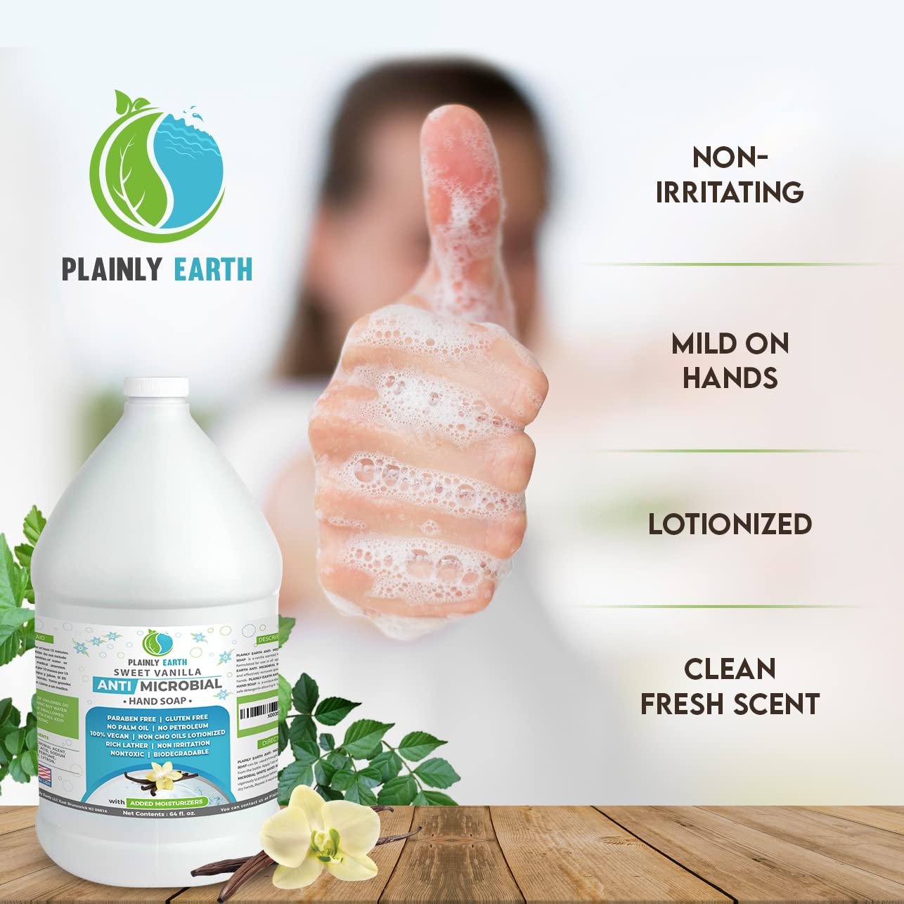 Plainly Earth US-made bulk formulation suitable for homes and offices