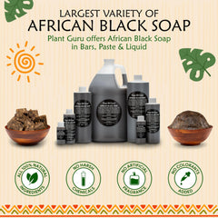Plant Guru African Black Soap shea butter detail highlighting moisture.