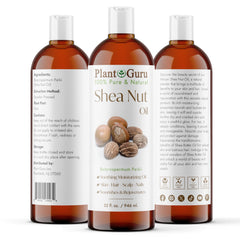 Plant Guru African Shea Nut Oil pours for quick absorption and hydration