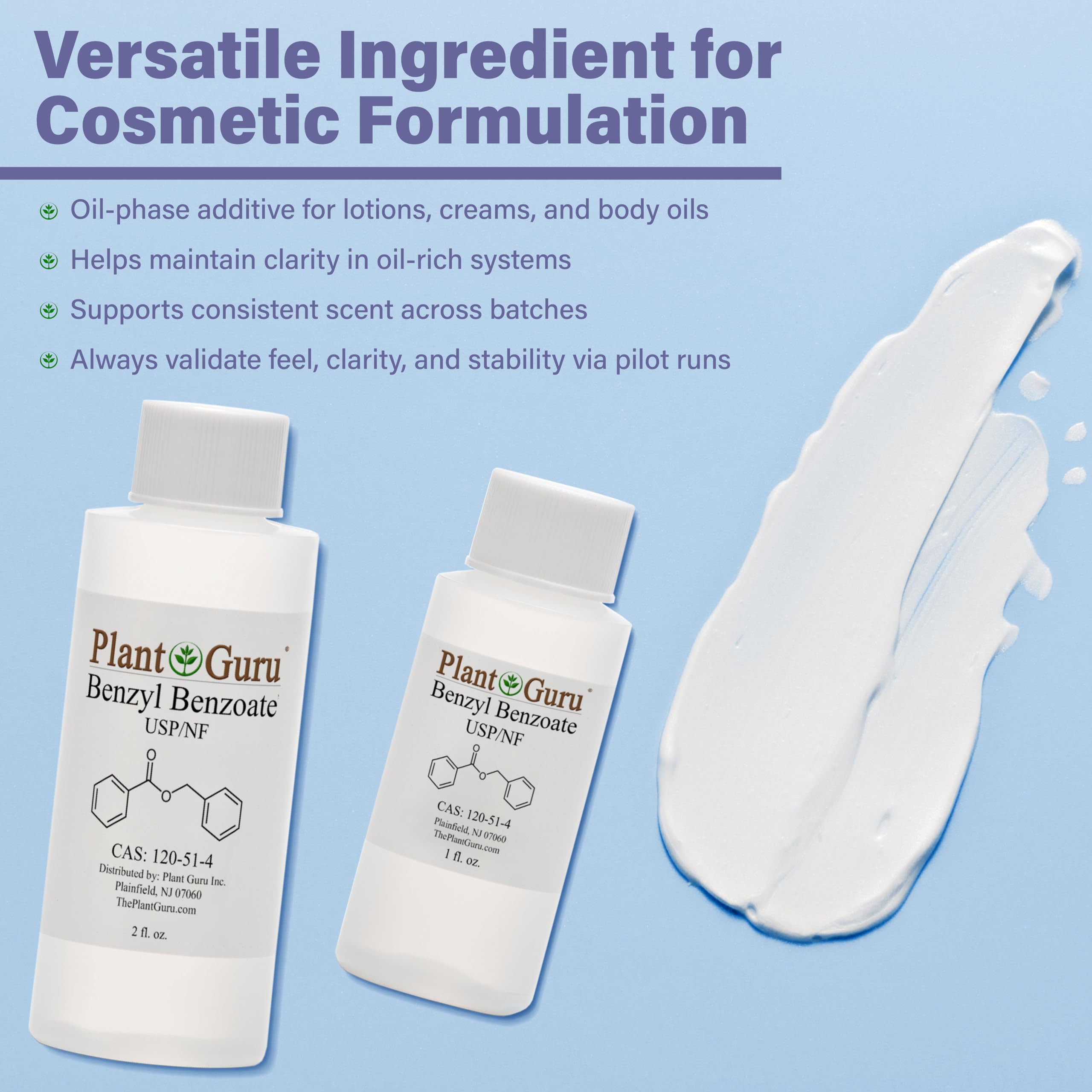Hair care formulation using Plant Guru Benzyl Benzoate