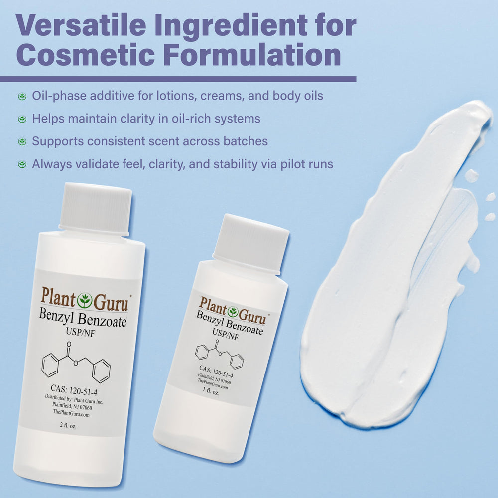 Hair care formulation using Plant Guru Benzyl Benzoate