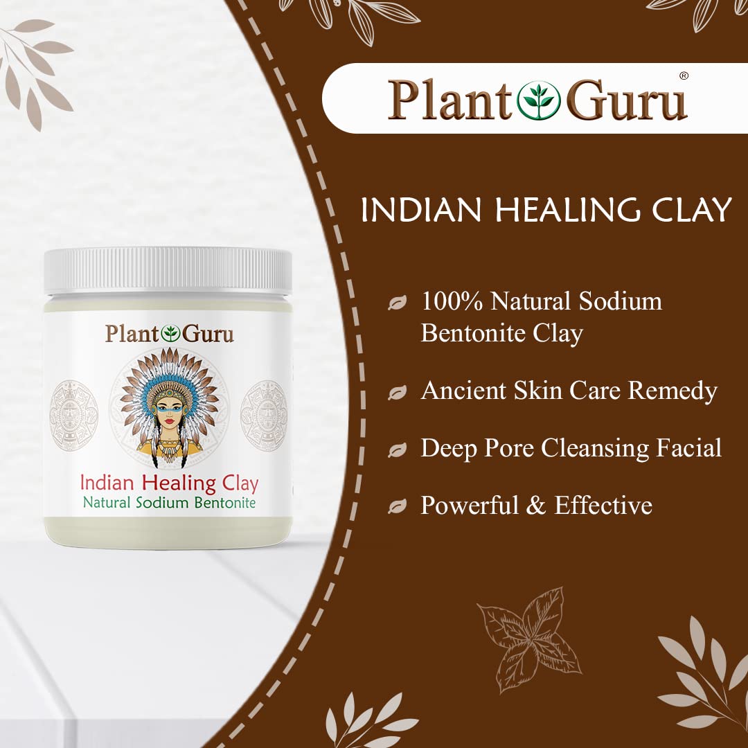 Mixing Plant Guru clay paste in a bowl for a facial treatment.