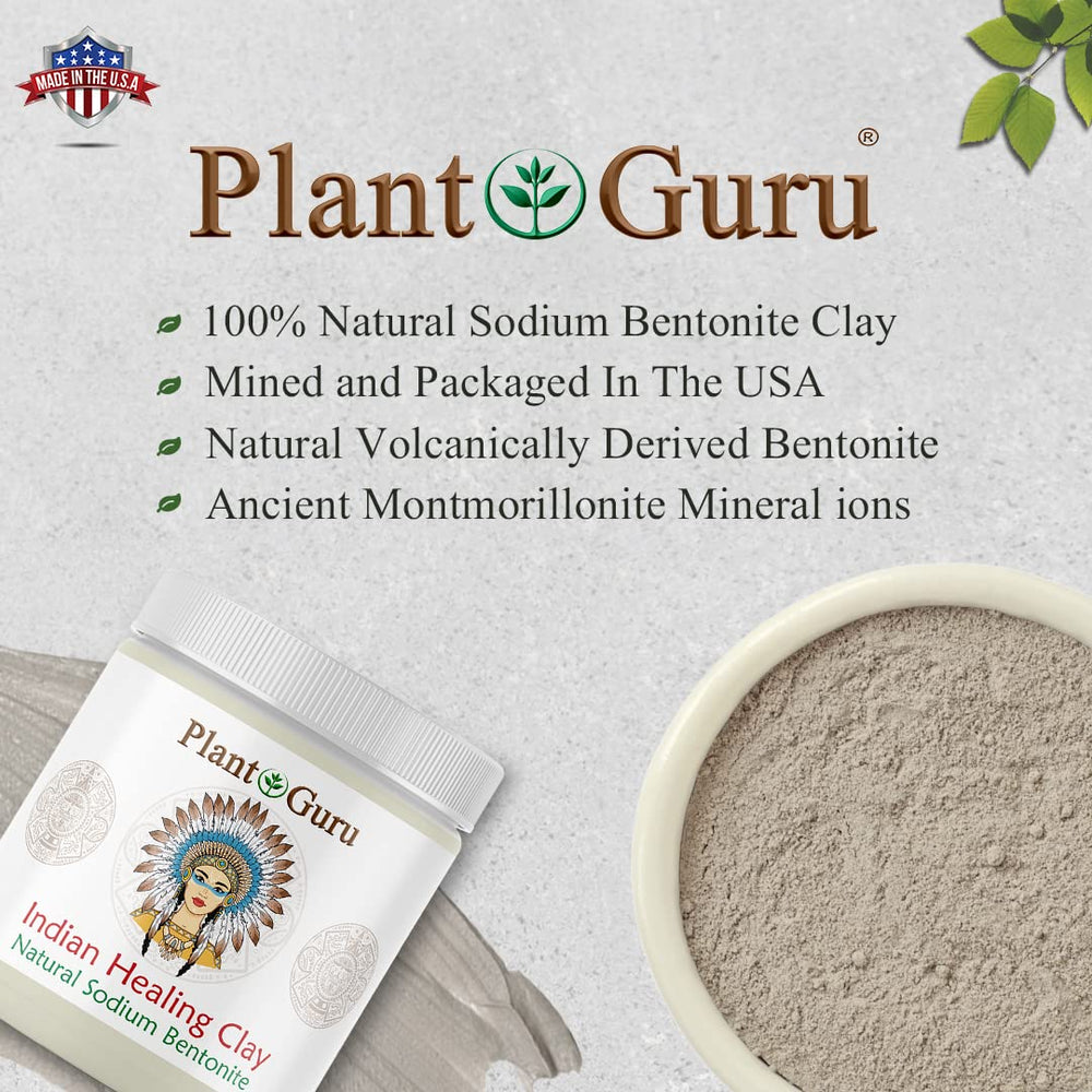 Applying Plant Guru deep pore cleansing clay mask on face for refreshed skin.