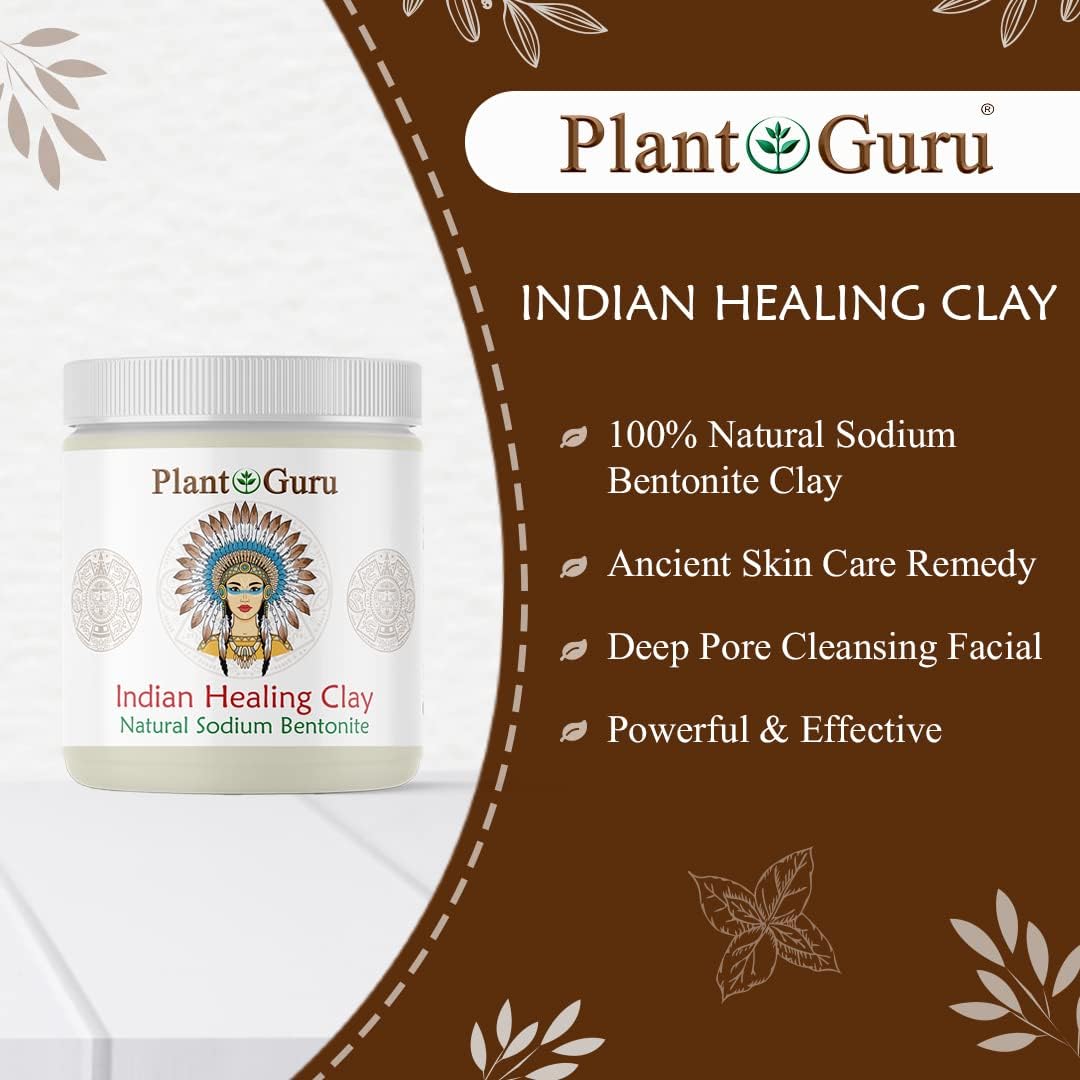 Plant Guru detox clay for bath and DIY spa, aromatic and soothing