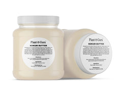 Plant Guru kokum butter texture closeup shows rich, silky consistency for moisturizers.