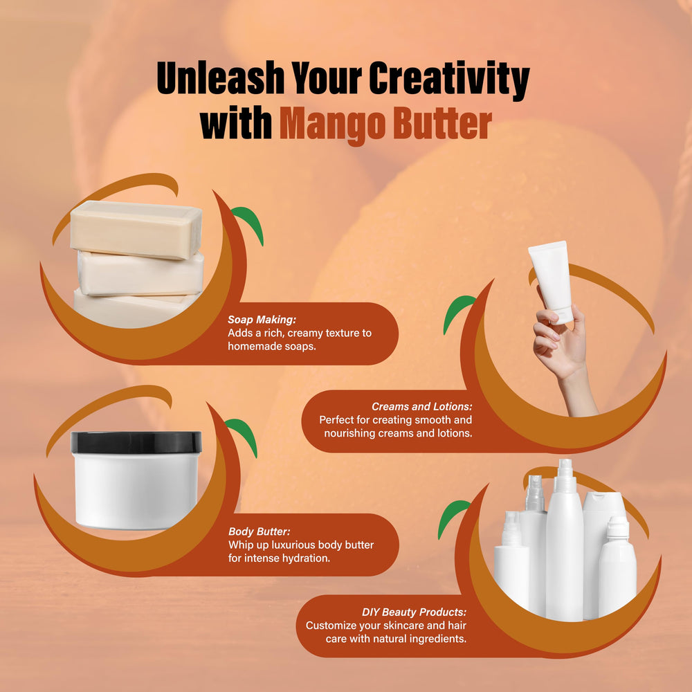 Plant Guru Mango Butter for hair care with conditioning properties