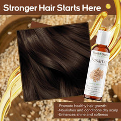 Plant Guru Sesame Seed Oil skin hydration close-up indicates lightweight feel