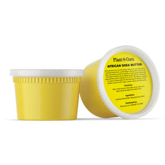 Plant Guru shea butter close-up reveals creamy paste ideal for skin nourishment.