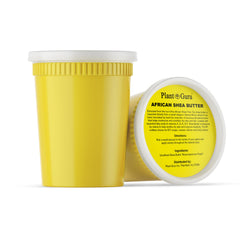 Plant Guru Shea Butter yellow texture closeup for natural skin hydration.
