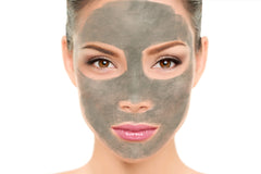 Plant Guru clay powder scoop in jar, easy DIY mask preparation.