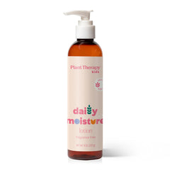 Plant Therapy Kids Daily Moisture Lotion 8 oz bottle offers lightweight hydration for sensitive skin